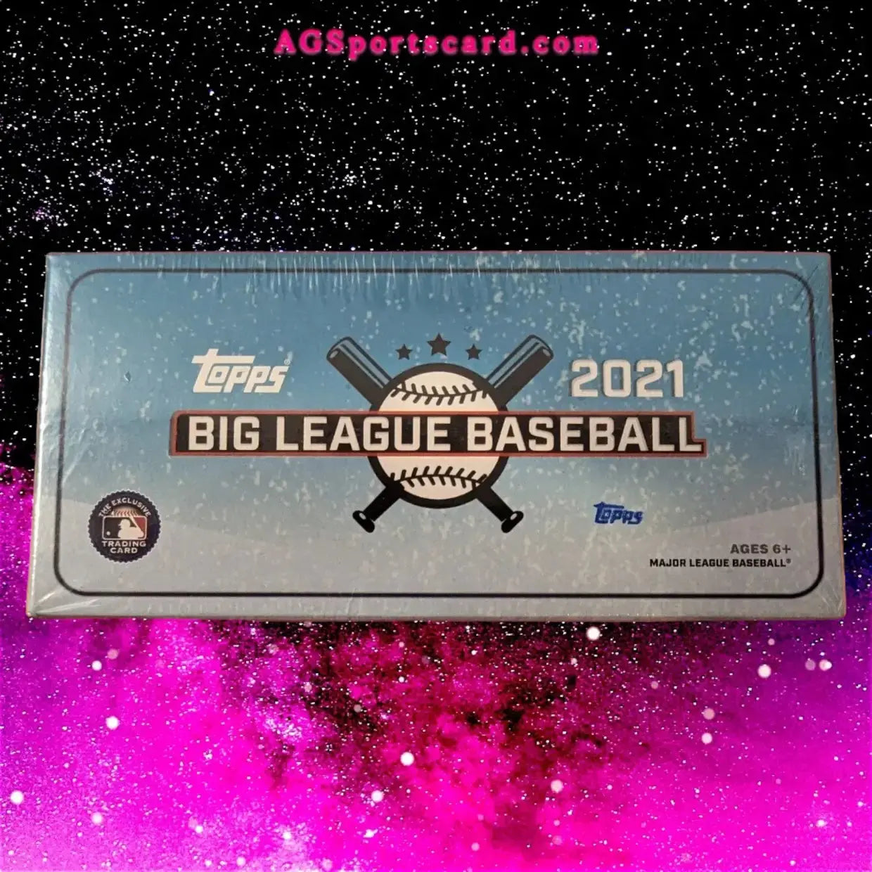 2021 Topps Big League Baseball Hobby Box - 18 Packs, 180 Cards, Featuring Stars Like Trout & Franco