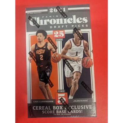 2021-22 Chronicles Draft Picks Cereal Box - Factory Sealed - 25 Cards with Top NBA Stars