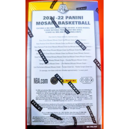 2021-22 Panini Mosaic Basketball Blaster Box - Exclusive Green Ice Prizms!