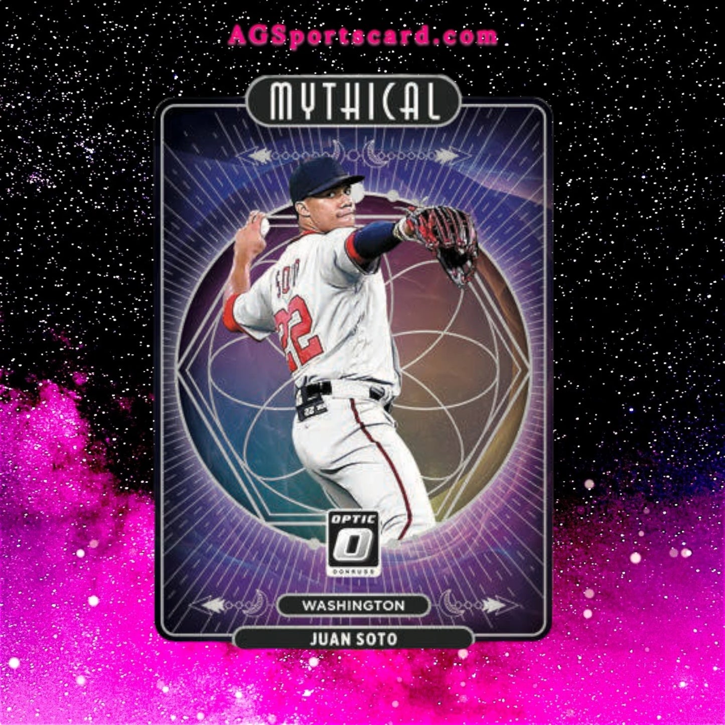 a baseball card with a player throwing a ball