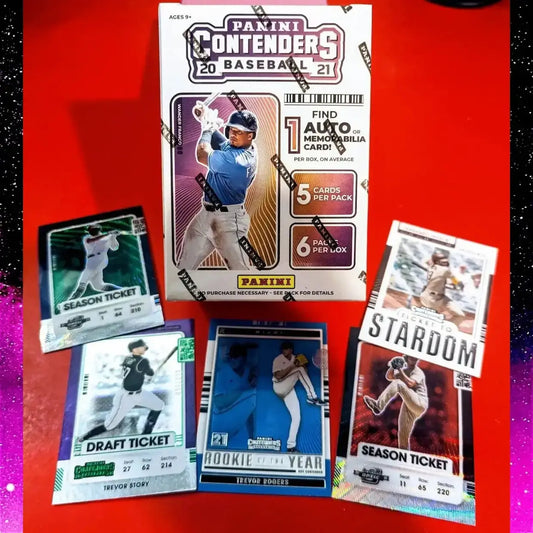 2021 Panini Contenders Baseball Blaster Box - 30 Trading Cards, 1 Auto, Fresh Case Find!