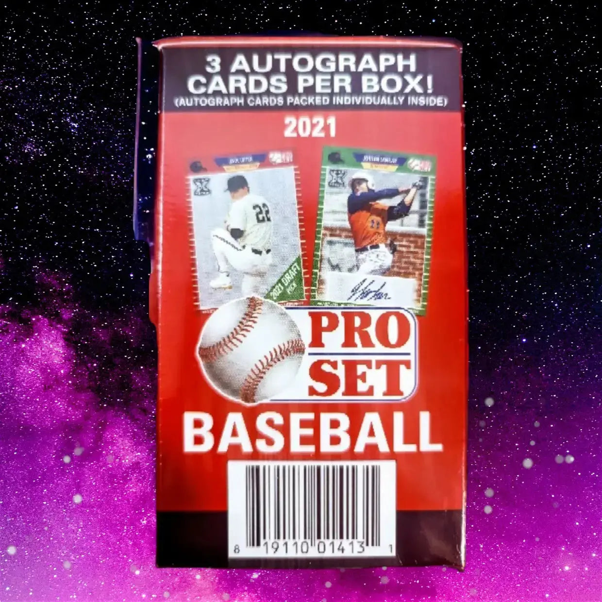 2021 Pro Set Baseball Cards | 3 MLB Autographs per box. (Blaster Box)