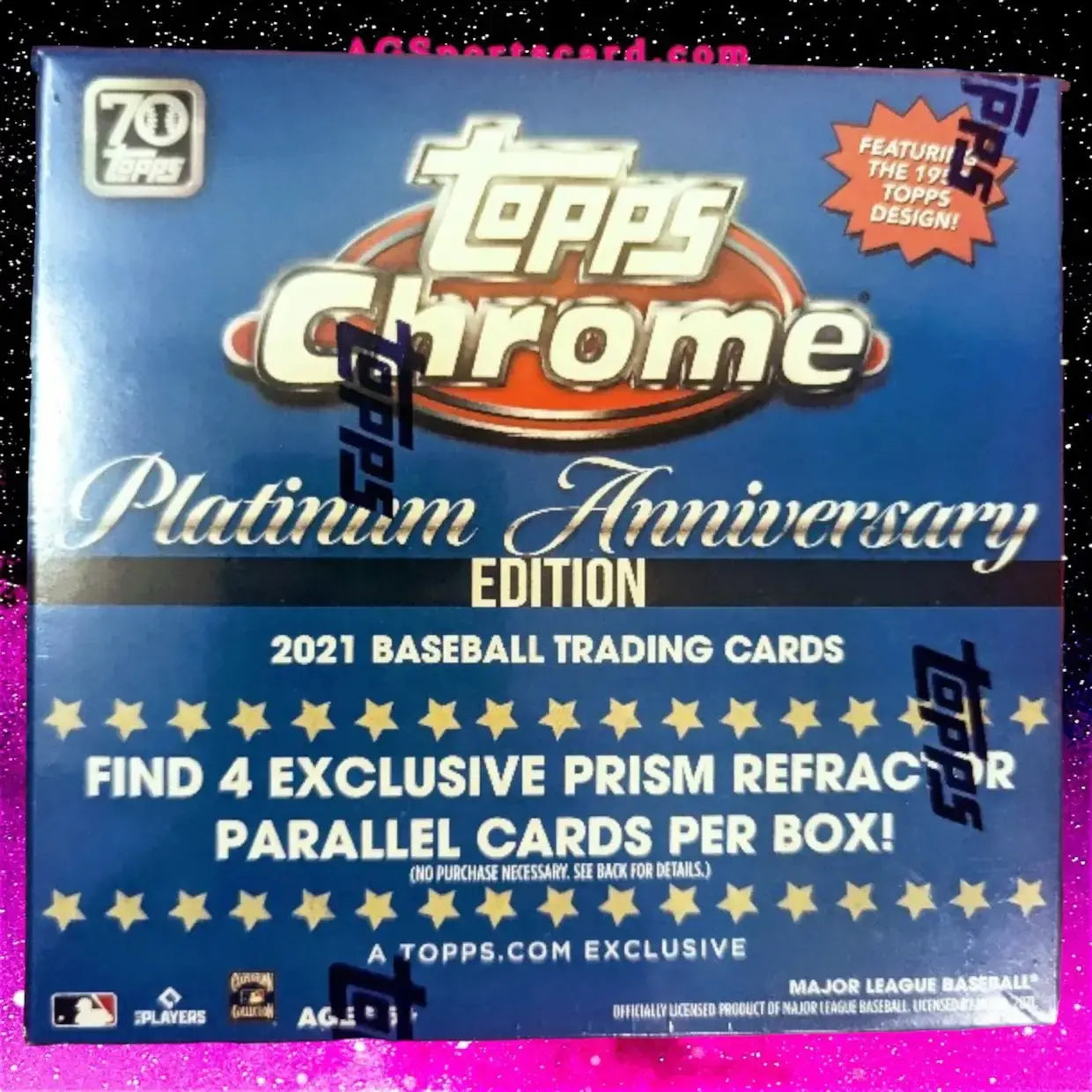 2021 Topps Chrome Baseball | MLB - Mega Box | Prism Refractors