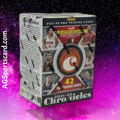 2021-22 Panini Chronicles Basketball Blaster Box | Exclusive Pink Parallels & Rookies | 7 Cards Per Pack