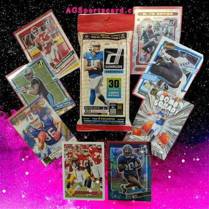 2022 - 2023 PANINI DONRUSS FOOTBALL FATTY PACK MEGA DEAL