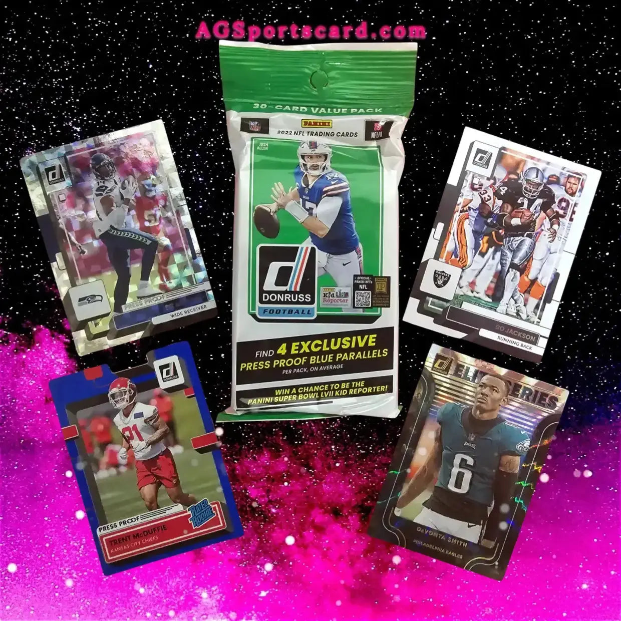 2022 - 2023 PANINI DONRUSS FOOTBALL FATTY PACK MEGA DEAL