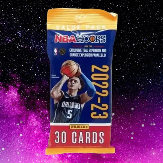 2022-23 Panini NBA Hoops Basketball 30 Card Fat Pack | Collect Top Rookies & Exclusive Inserts