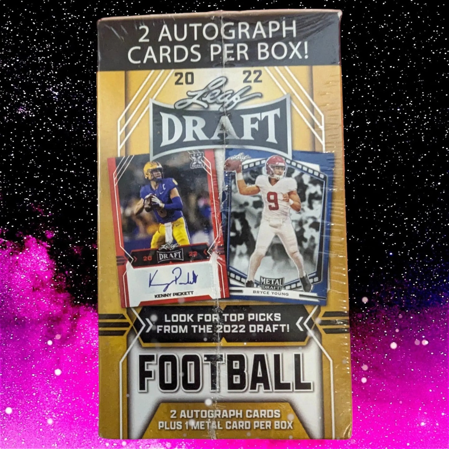 2022 Leaf Draft Football Cards | NFL - Blaster Box | 2 Autographs Per Box | Brock Purdy RC