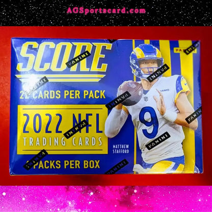 2022 Panini NFL Score Football Blaster Box - 132 Cards with Exclusive Parallels and Rare Rookie Cards