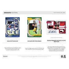 2022 Panini Absolute Football sheet