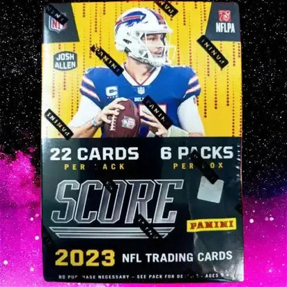 2023 Panini Score Football Blaster Box - Exclusive Black Box With Pink Parallels & Rookie Cards