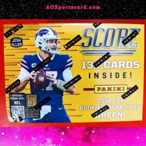 2023 Panini Score Football Blaster Box - Exclusive Black Box With Pink Parallels & Rookie Cards