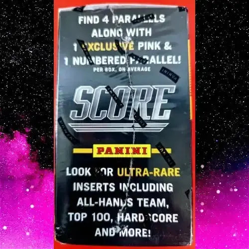 2023 Panini Score Football Blaster Box - Exclusive Black Box With Pink Parallels & Rookie Cards