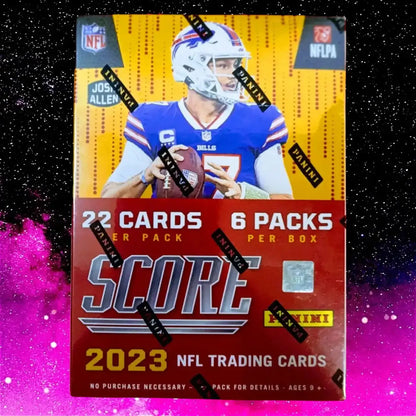 2023 Panini Score Football Blaster Box - 132 Cards with Exclusive Parallels and Top Players