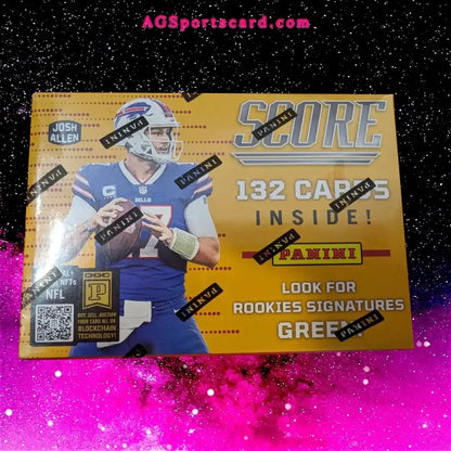 2023 Panini Score Football Blaster Box - 132 Cards with Exclusive Parallels and Top Players