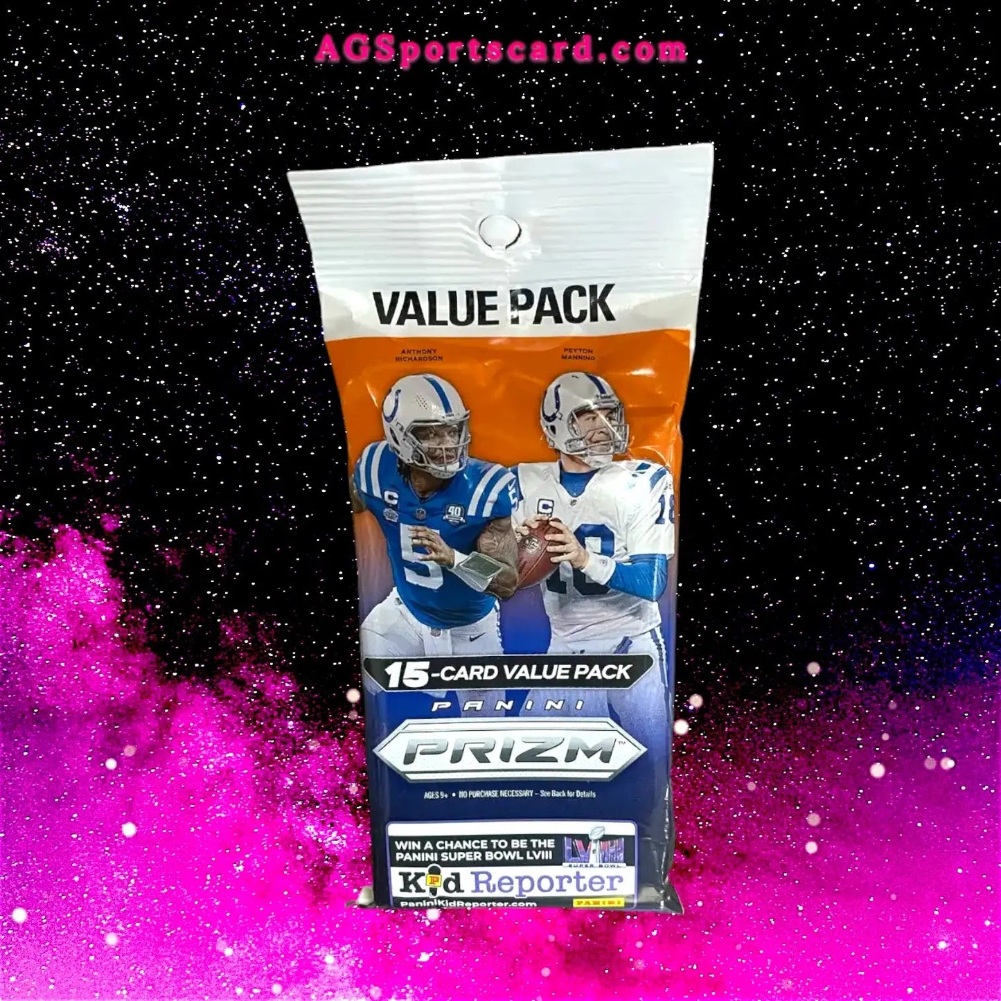 2023 Prizm Football Value Pack  NFL - 15 Card Fat Pack Red, White And Blue Prizms