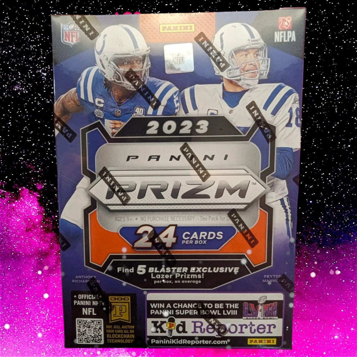 2023 Prizm Football Value Pack  NFL - 15 Card Fat Pack Red, White And Blue Prizms