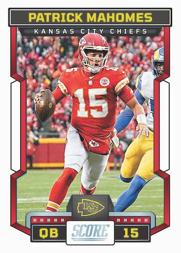 2023 Panini Score Football | NFL - 5 Card Gravity Pack | Orange Parallels