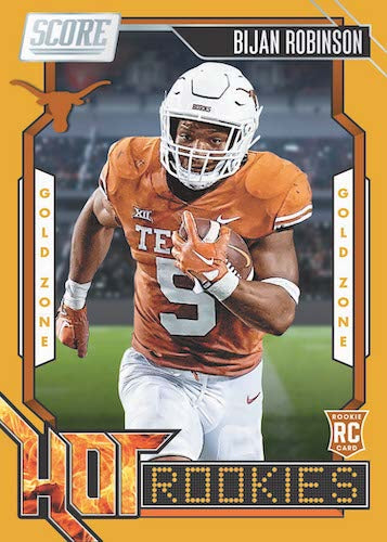 2023 Panini Score Football | NFL - 5 Card Gravity Pack | Orange Parallels