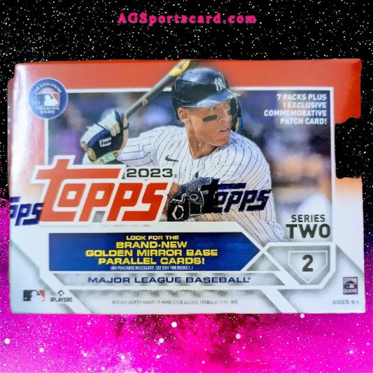 2023 Topps MLB Baseball Cards Series 2 Blaster Box with Exclusive Patch Relic Card