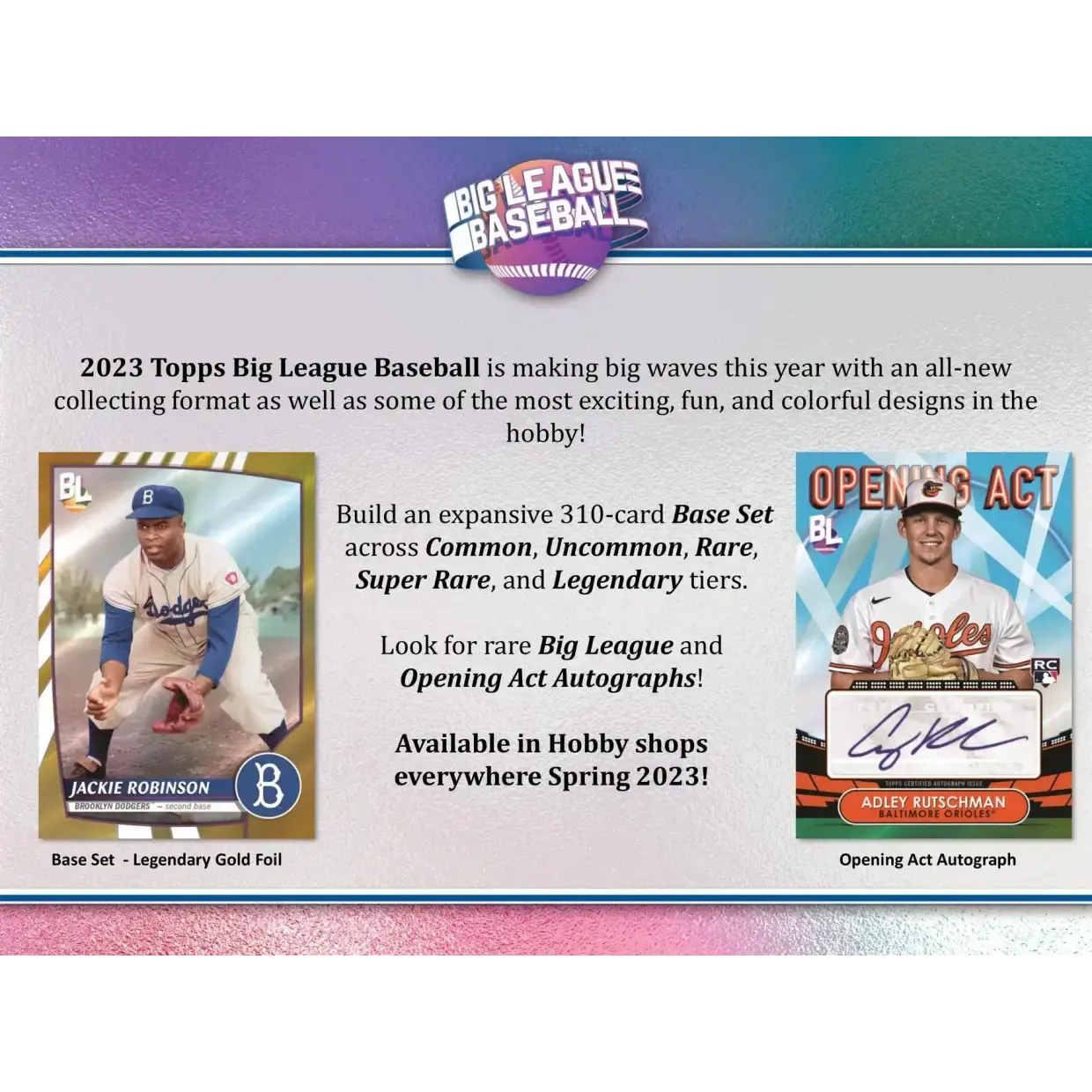 2023 Topps Big League Baseball Hobby Box