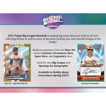 2023 Topps Big League Baseball Hobby Box