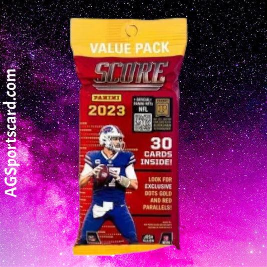 PANINI 2023 SCORE FOOTBALL | NFL - FAT VALUE PACK | GOLD - RED PARALELLS