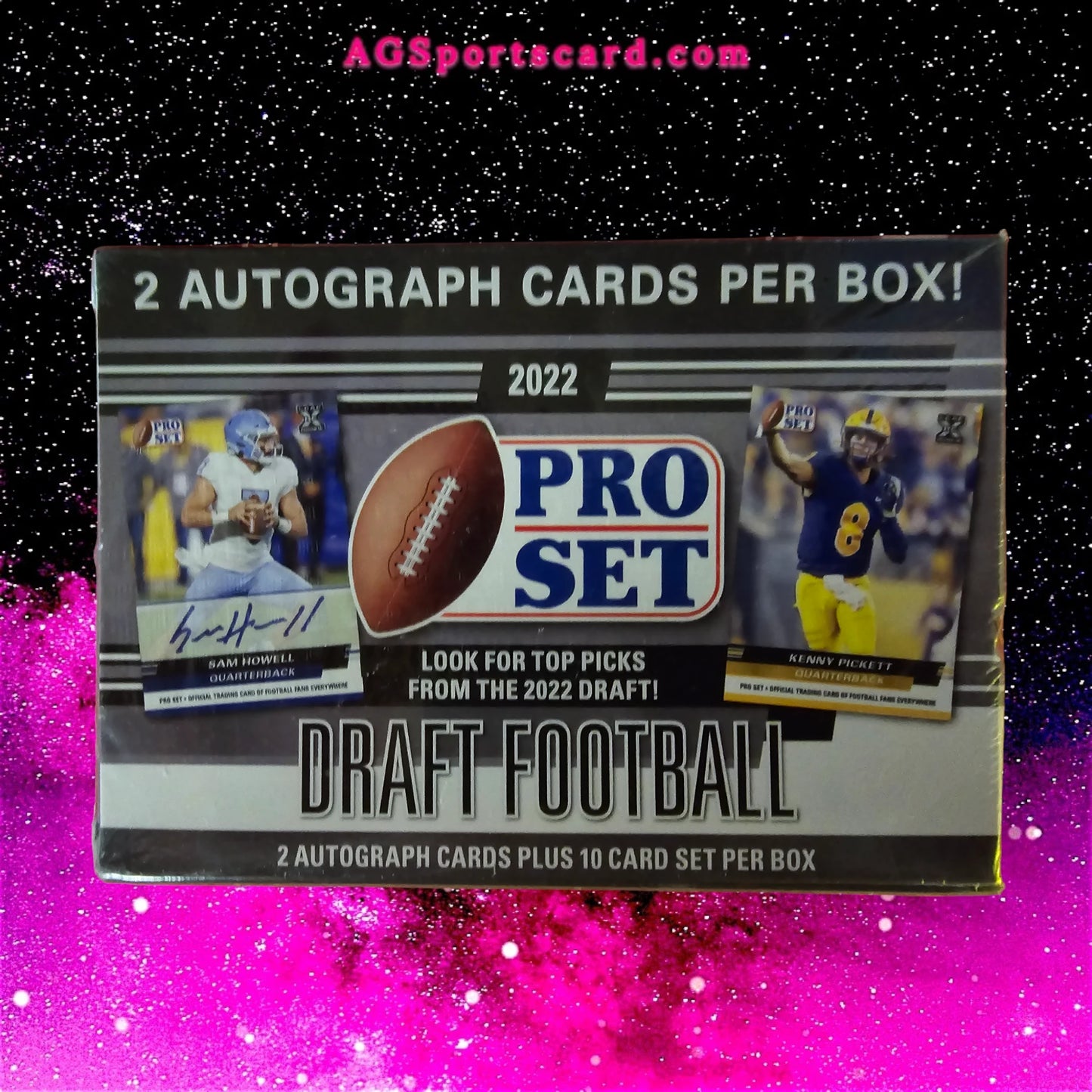 2022 Leaf Pro Set Draft Football Blaster Box | 10 Cards + 2 Autographs | C.J. Stroud Rookie