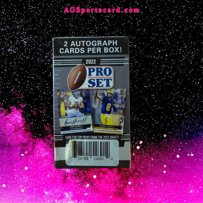 2022 Leaf Pro Set Draft Football Blaster Box | 10 Cards + 2 Autographs | C.J. Stroud Rookie