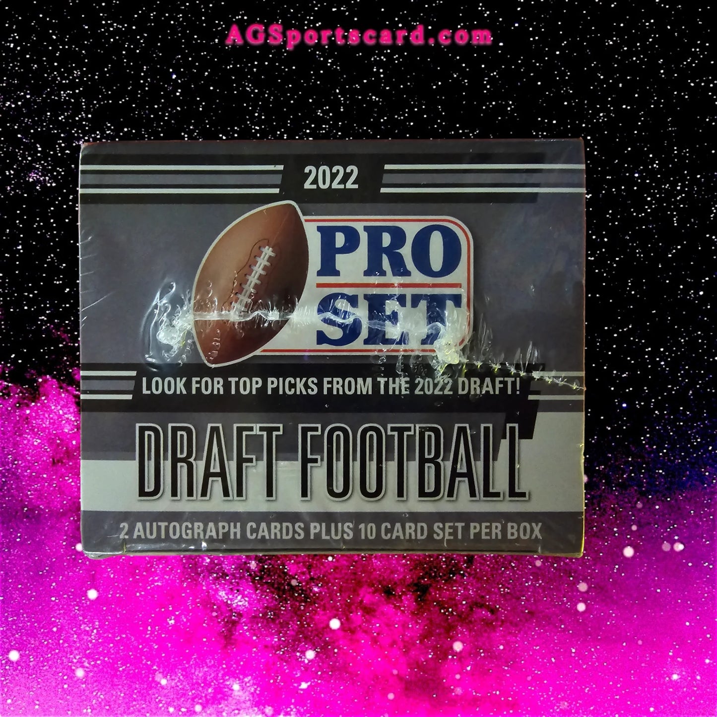 2022 Leaf Pro Set Draft Football Blaster Box | 10 Cards + 2 Autographs | C.J. Stroud Rookie