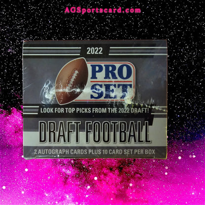 2022 Leaf Pro Set Draft Football Blaster Box | 10 Cards + 2 Autographs | C.J. Stroud Rookie