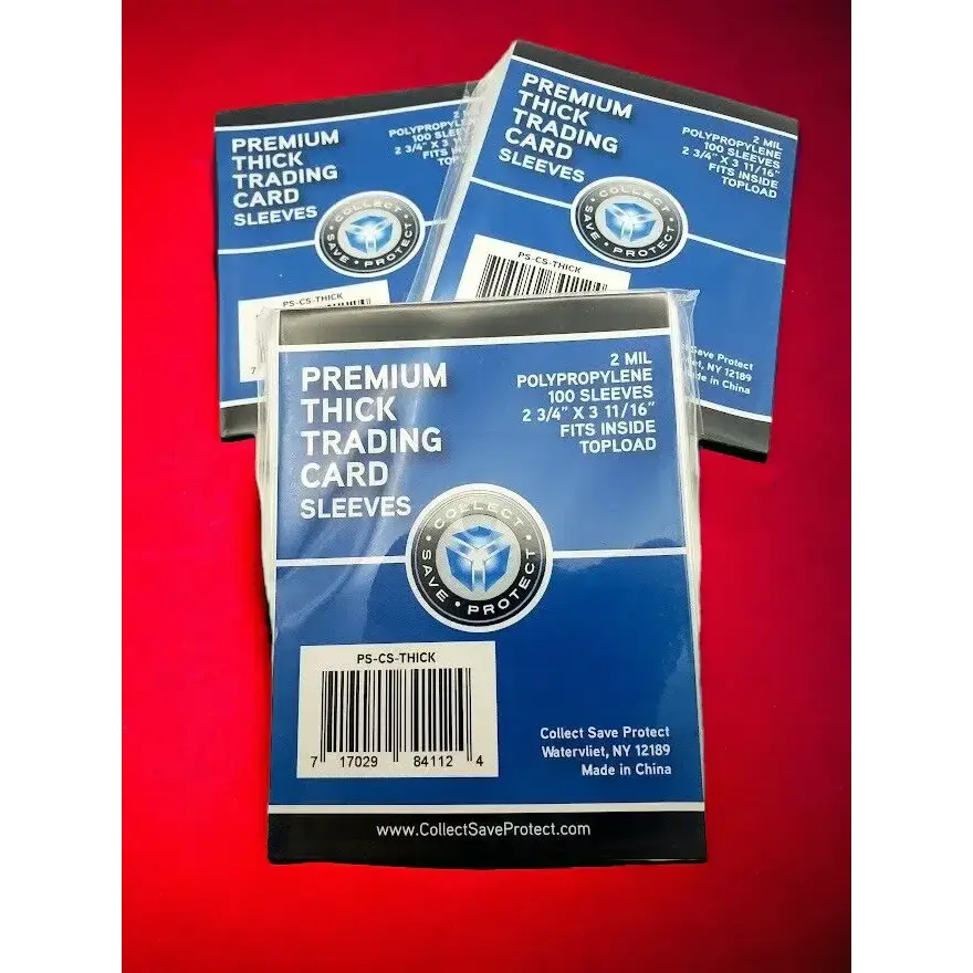 CSP Premium 2 Mil Trading Card Sleeves - Acid-Free & Crystal Clear