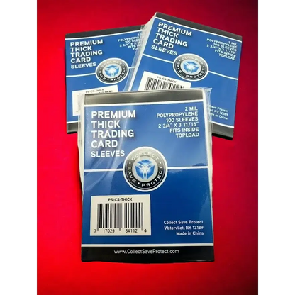 CSP Premium 2 Mil Trading Card Sleeves - Acid-Free & Crystal Clear