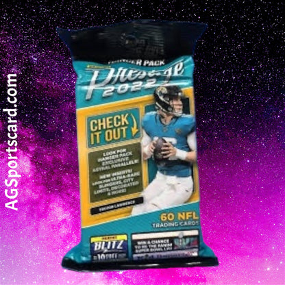 a package of football cards with a picture of a football player