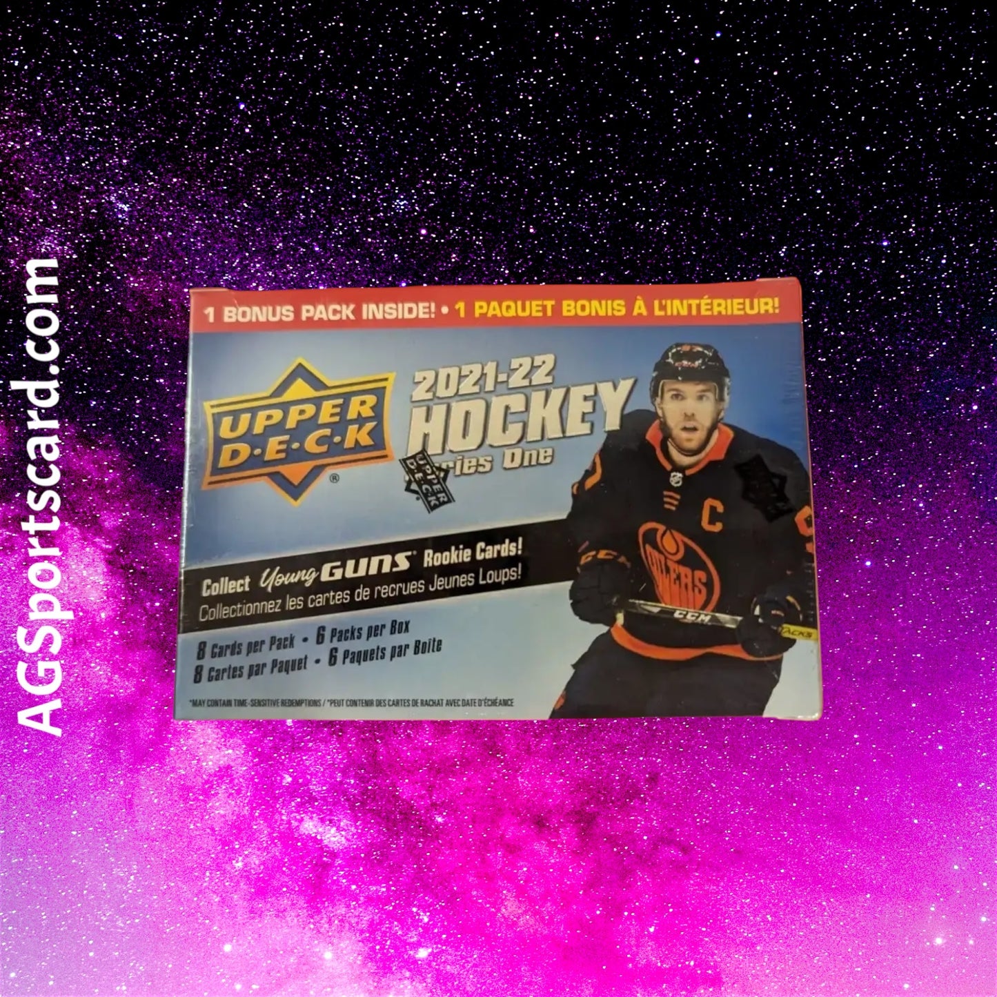 a hockey ticket with a picture of a hockey player on it