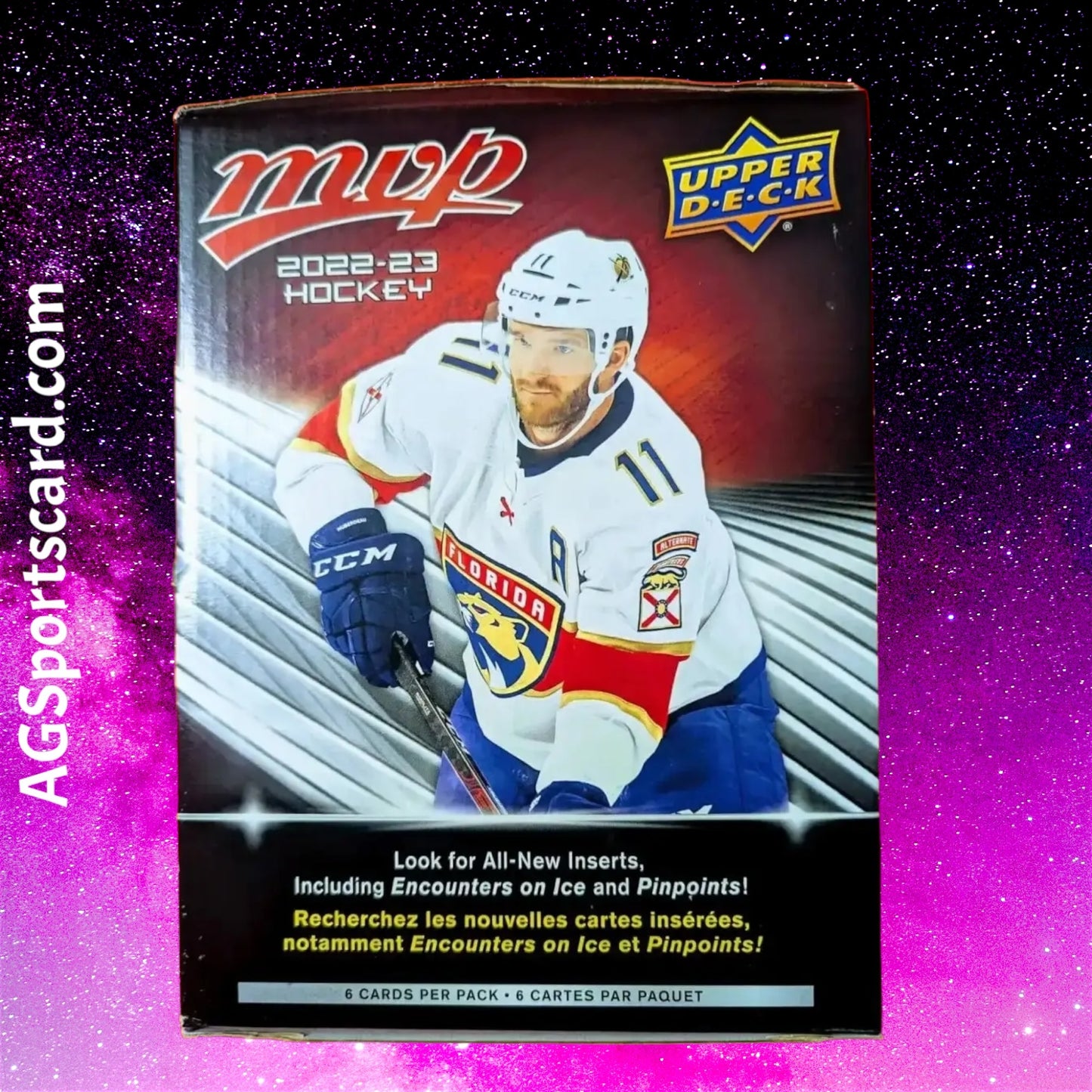 2022-23 Upper Deck MVP Hockey 6 Pack Collection with Top Players, Limited Editions & Rookie Cards