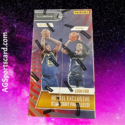 a pair of basketball cards with a space background