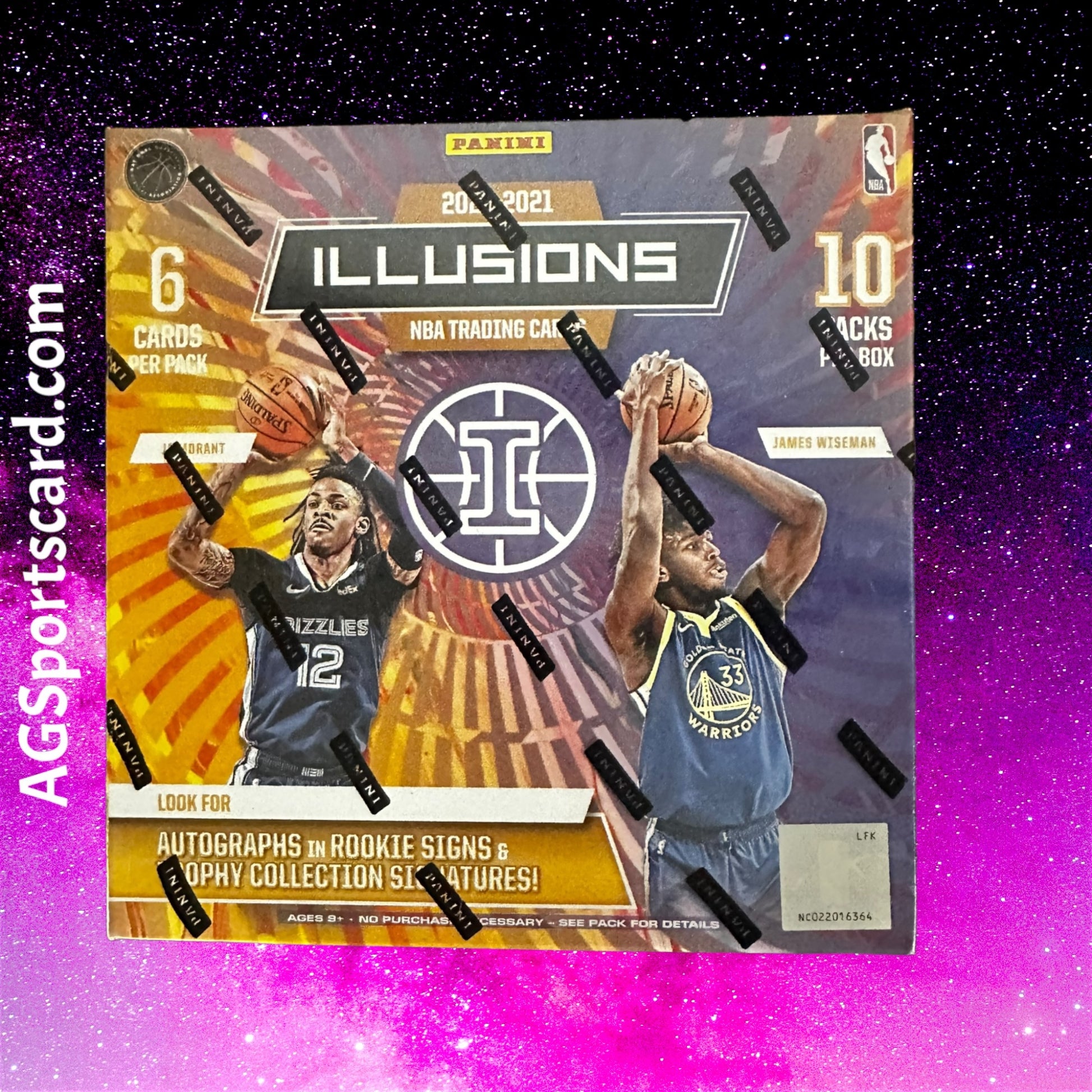 a basketball card with a picture of two basketball players