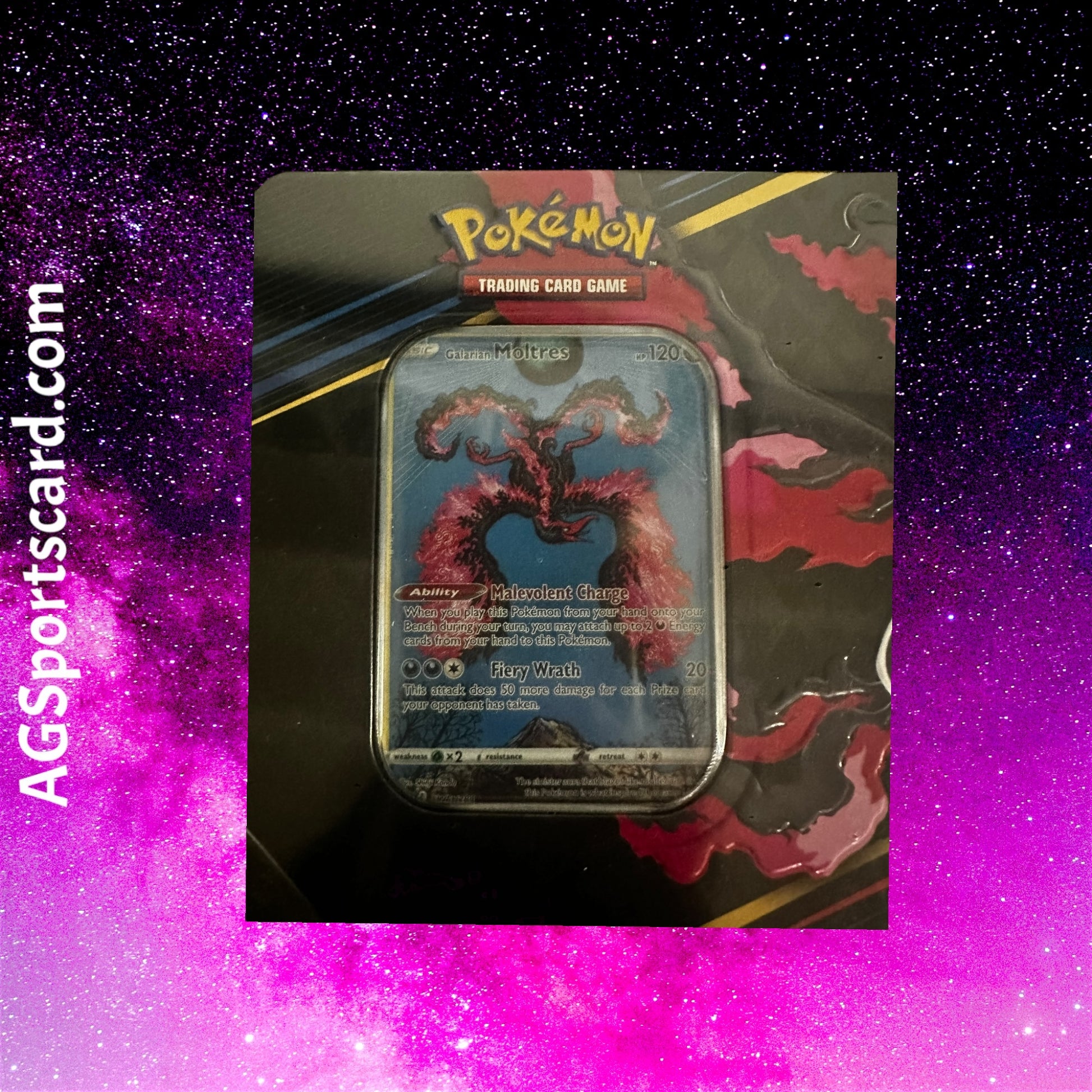 a box of pokemon trading card game cards