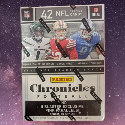 PANINI 2022 CHRONICLES FOOTBALL | NFL - BLASTER BOX | PINK PARALELLS