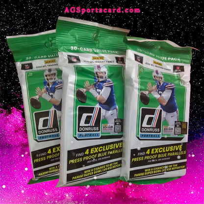 PANINI - 2022 DONRUSS FOOTBALL CARDS | NFL - 30 CARD VALUE PACK | DOWNTOWN CARDS