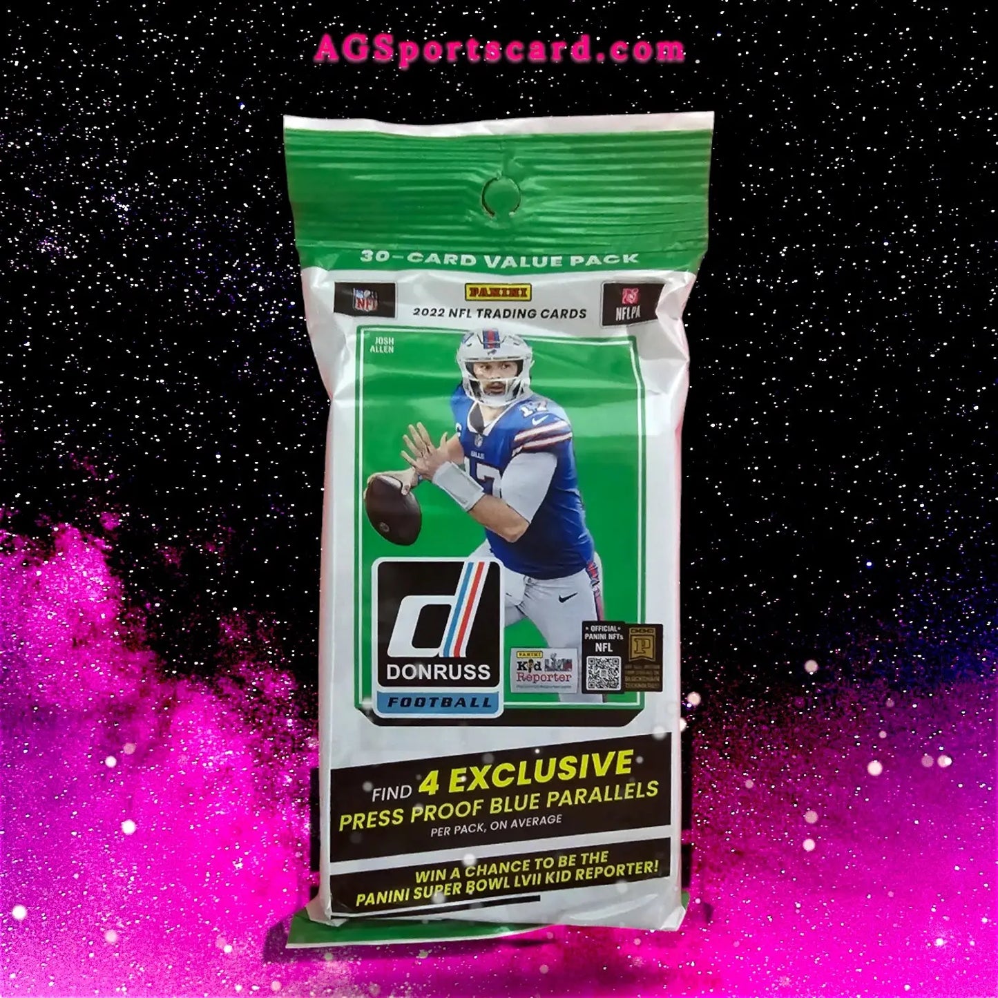 PANINI - 2022 DONRUSS FOOTBALL CARDS | NFL - 30 CARD VALUE PACK | DOWNTOWN CARDS