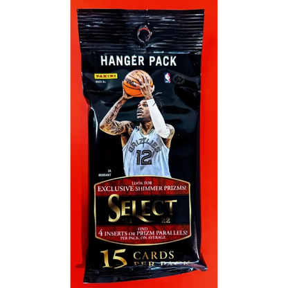 Panini 2021-22 Select Basketball Hanger Pack - 15 High-Quality Cards with NBA Superstars