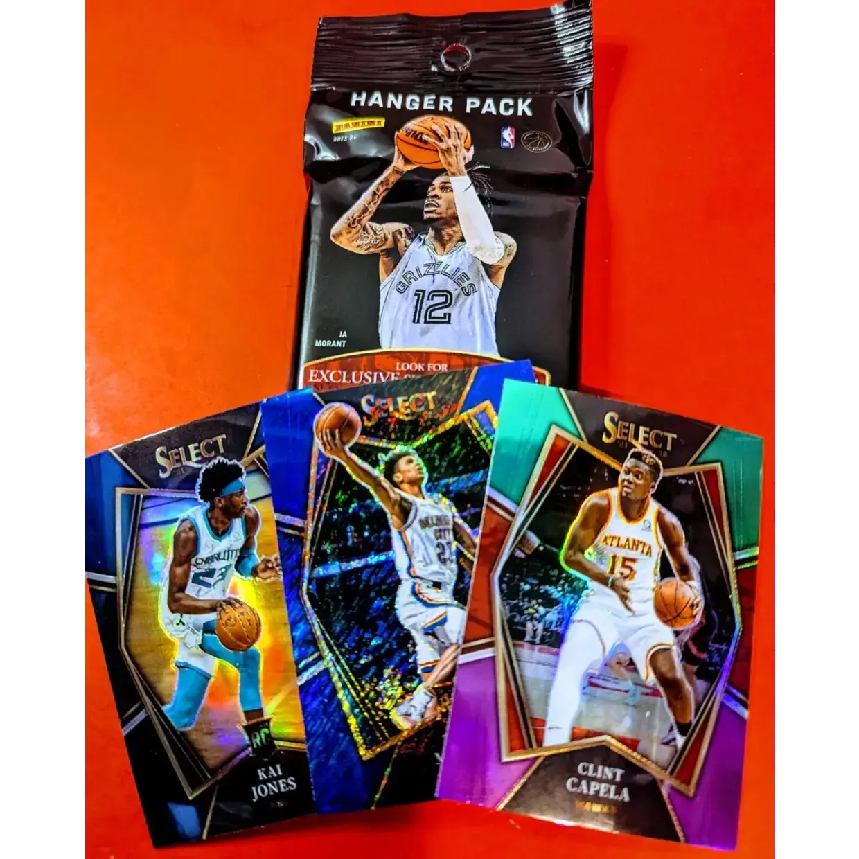 Panini 2021-22 Select Basketball Hanger Pack - 15 High-Quality Cards with NBA Superstars