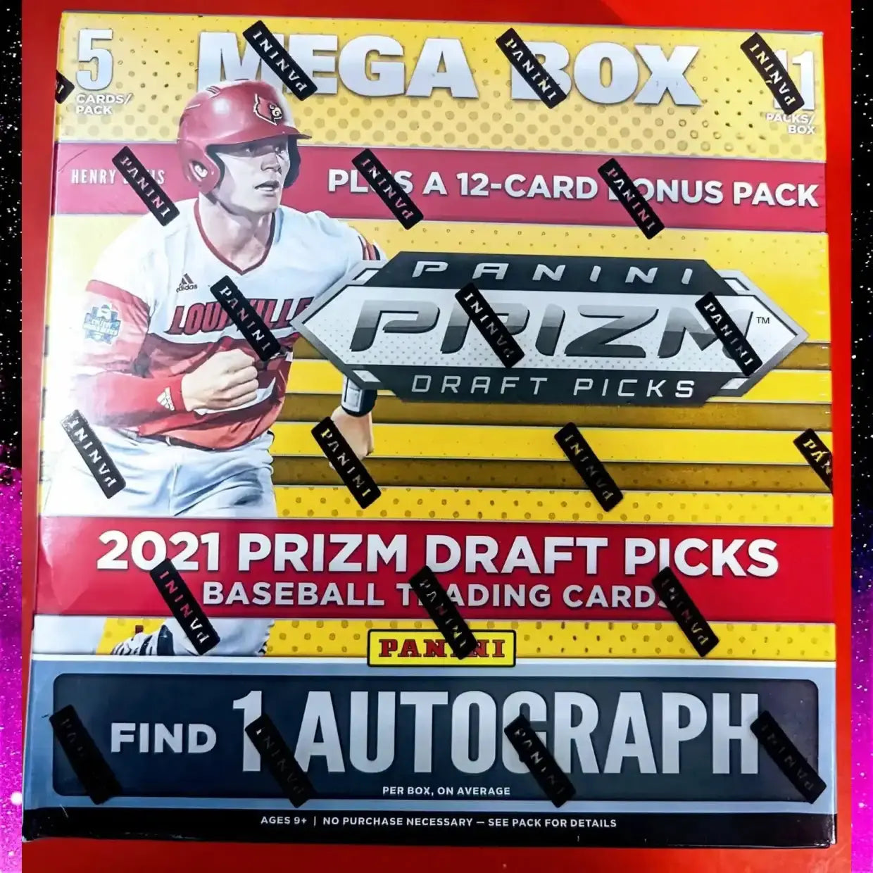 Panini 2021 Prizm Baseball Draft Picks | MLB - Mega Box | One Auto Per Box