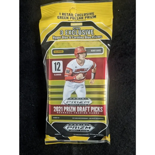 Panini 2021 Prizm Draft Picks Baseball Multi Pack - 12 Cards Plus 3 Exclusive Hyper Cards