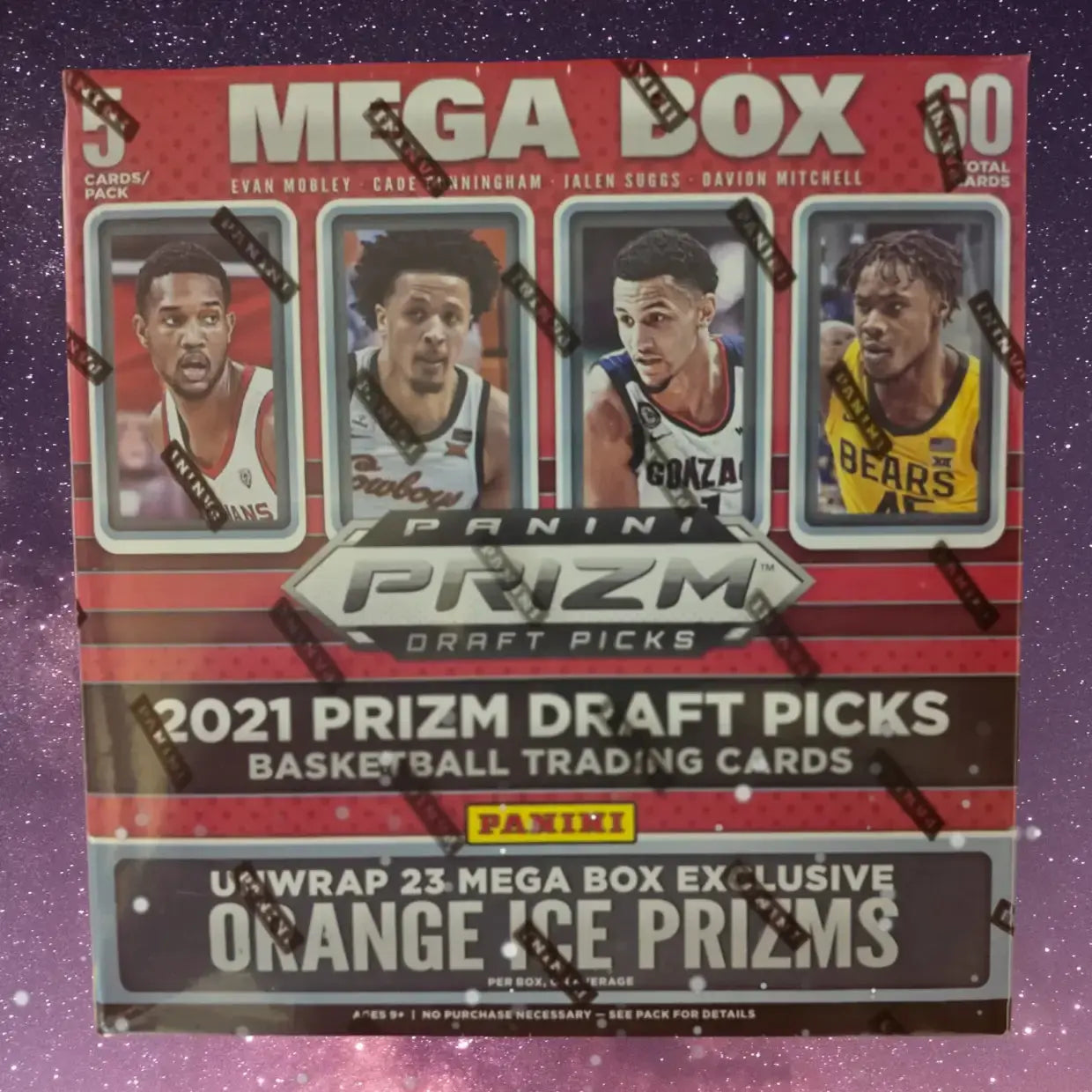 Panini 2021 Prizm Draft Picks Basketball | NBA - Megabox | Orange Ice Prizms