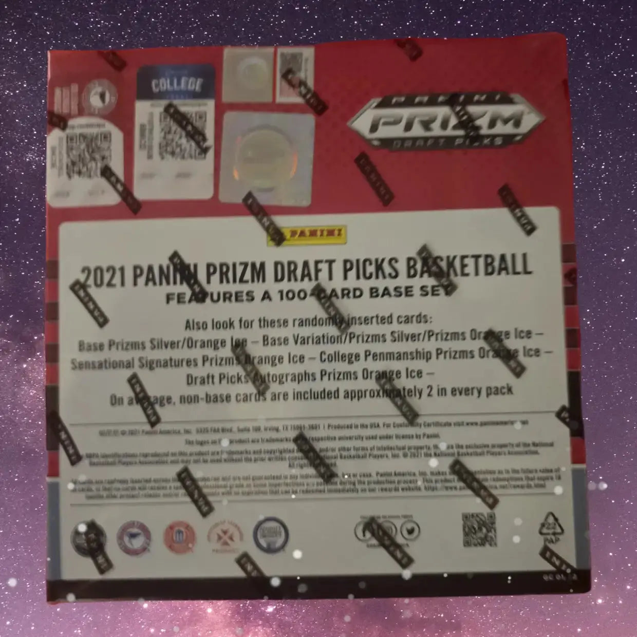 Panini 2021 Prizm Draft Picks Basketball | NBA - Megabox | Orange Ice Prizms