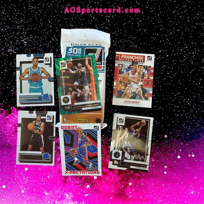 Panini 2022-23 Donruss Basketball | NBA - 20 Card Fat Value Pack | Pink Laser Parallels