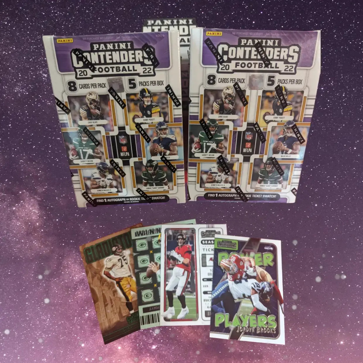 Panini 2022 Contenders NFL Football Cards Blaster Box | One Guaranteed Auto or Relic Card